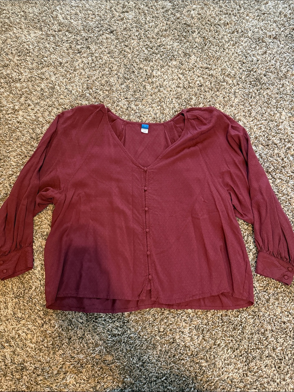 Old navy maroon top